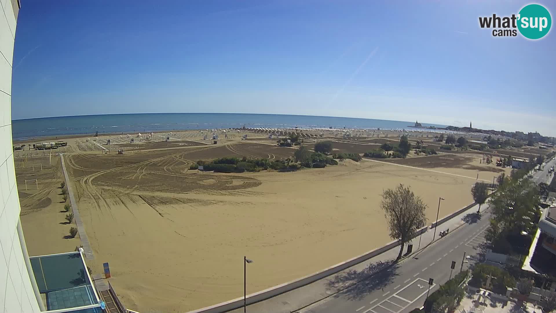 Hotel Panoramic u živo Caorle plaža Levante web kamera – Italija