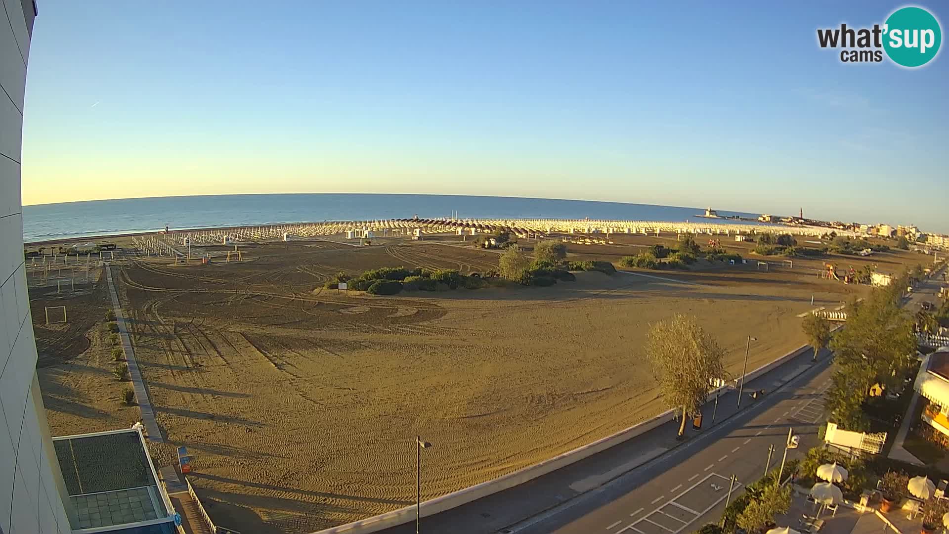 Hotel Panoramic u živo Caorle plaža Levante web kamera – Italija