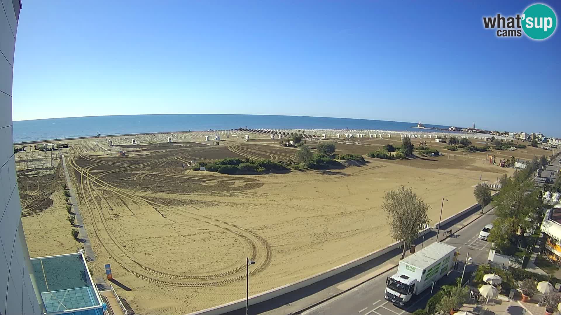 Hotel Panoramic u živo Caorle plaža Levante web kamera – Italija