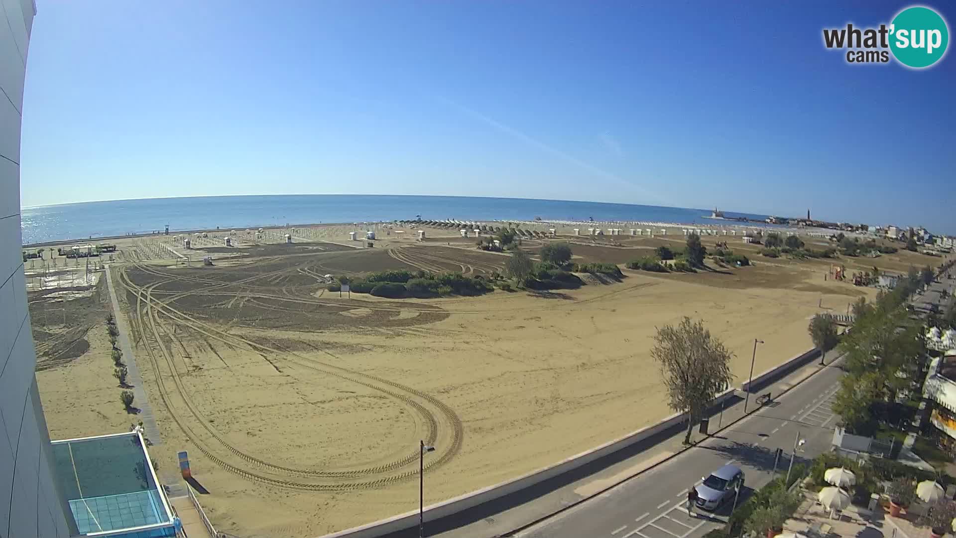 Hotel Panoramic u živo Caorle plaža Levante web kamera – Italija