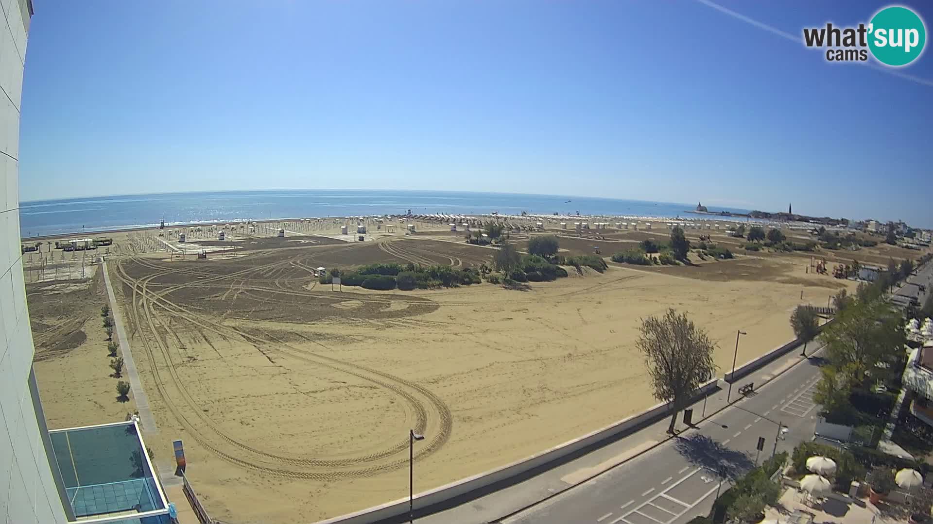 Hotel Panoramic u živo Caorle plaža Levante web kamera – Italija