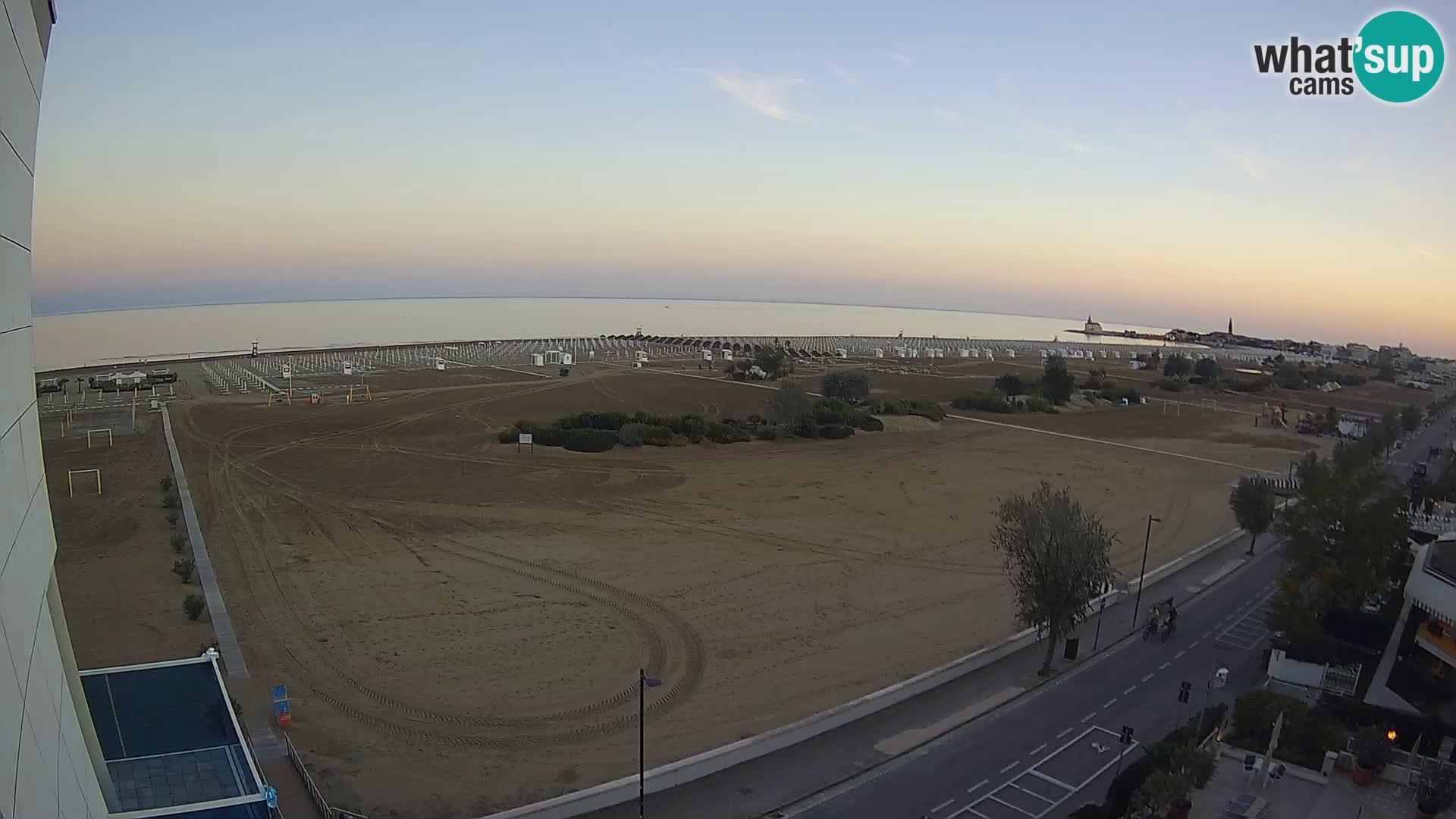Hotel Panoramic v živo Caorle plaža Levante spletna kamera – Italija