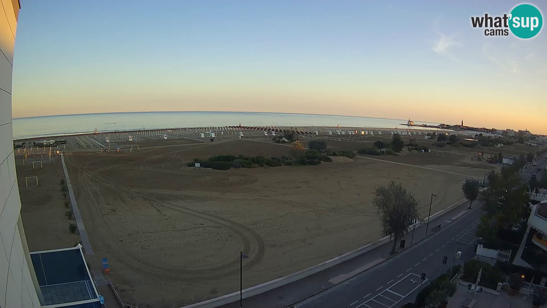 Hotel Panoramic u živo Caorle plaža Levante web kamera – Italija