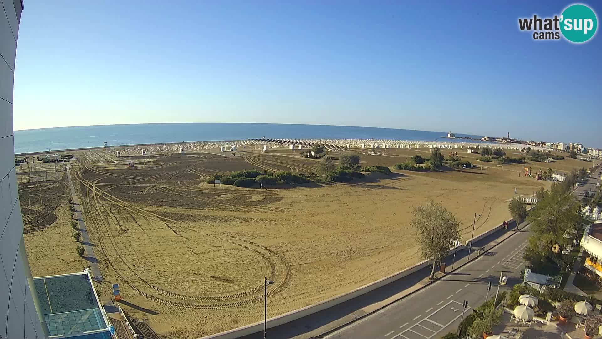 Hotel Panoramic u živo Caorle plaža Levante web kamera – Italija