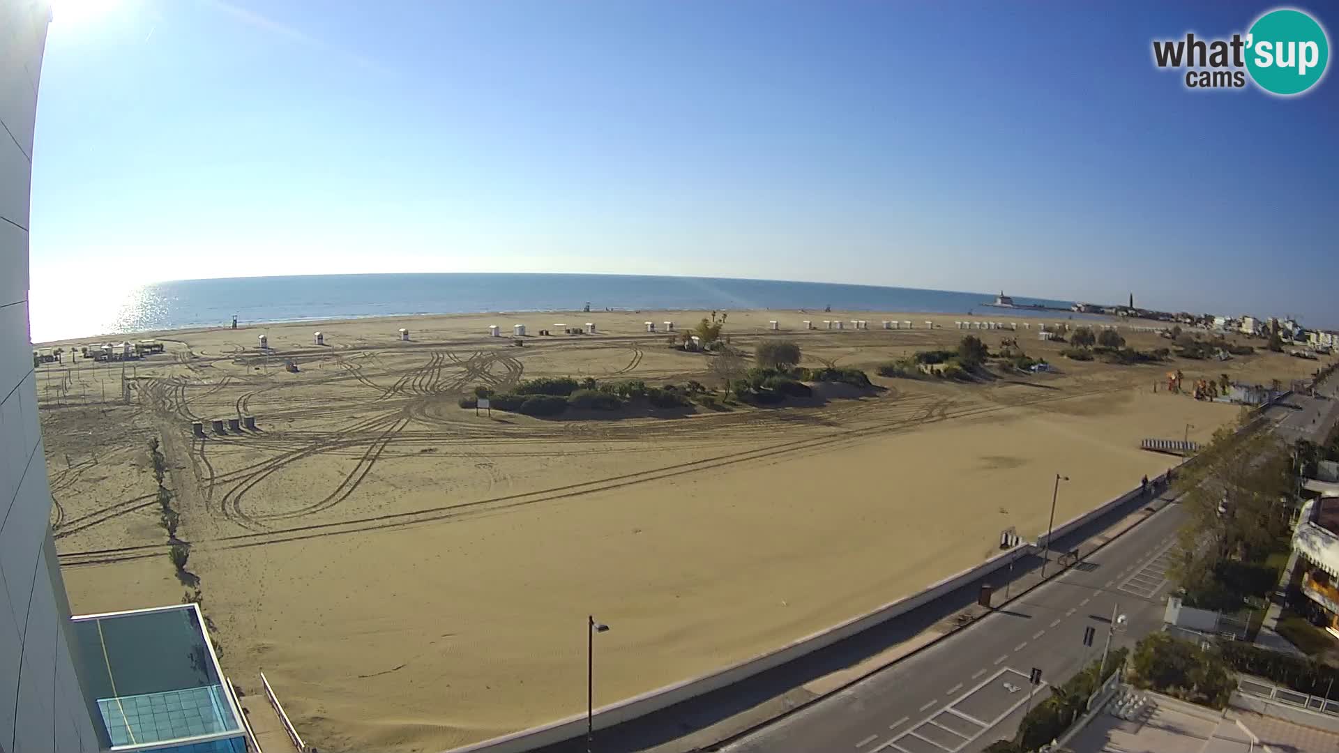 Hotel Panoramic u živo Caorle plaža Levante web kamera – Italija