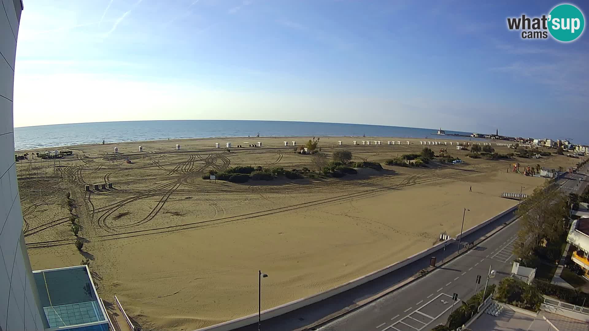 Hotel Panoramic u živo Caorle plaža Levante web kamera – Italija
