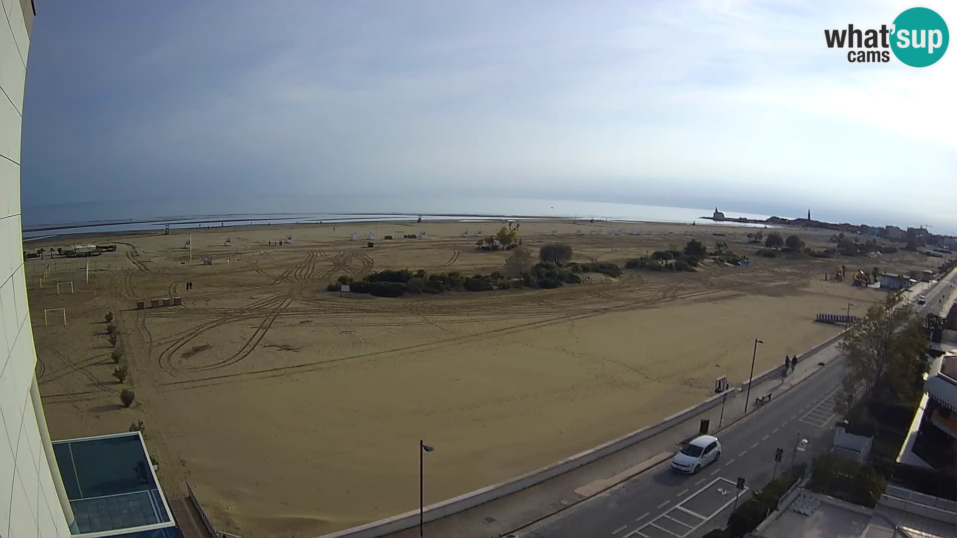 Hotel Panoramic v živo Caorle plaža Levante spletna kamera – Italija