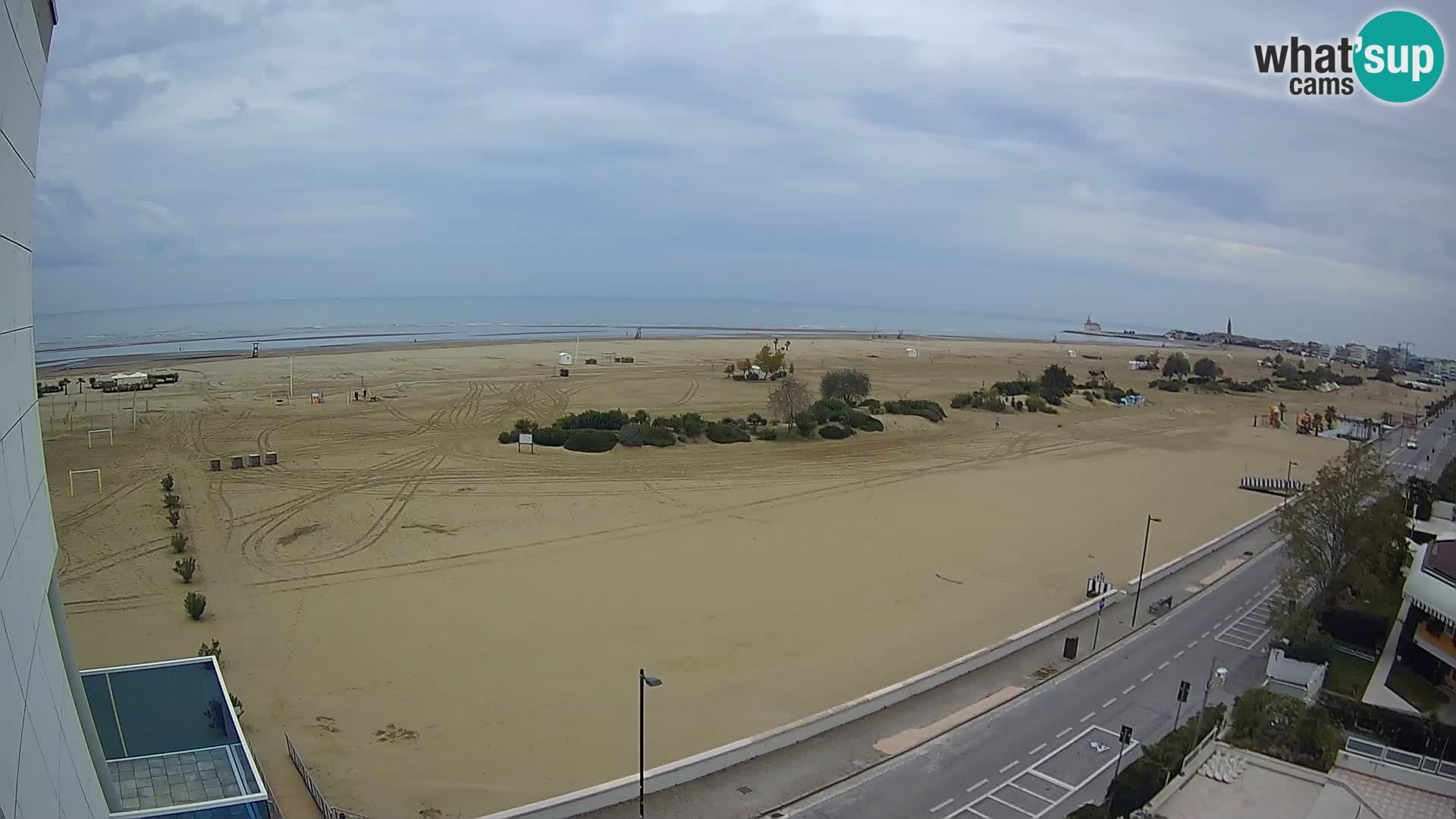 Hotel Panoramic u živo Caorle plaža Levante web kamera – Italija