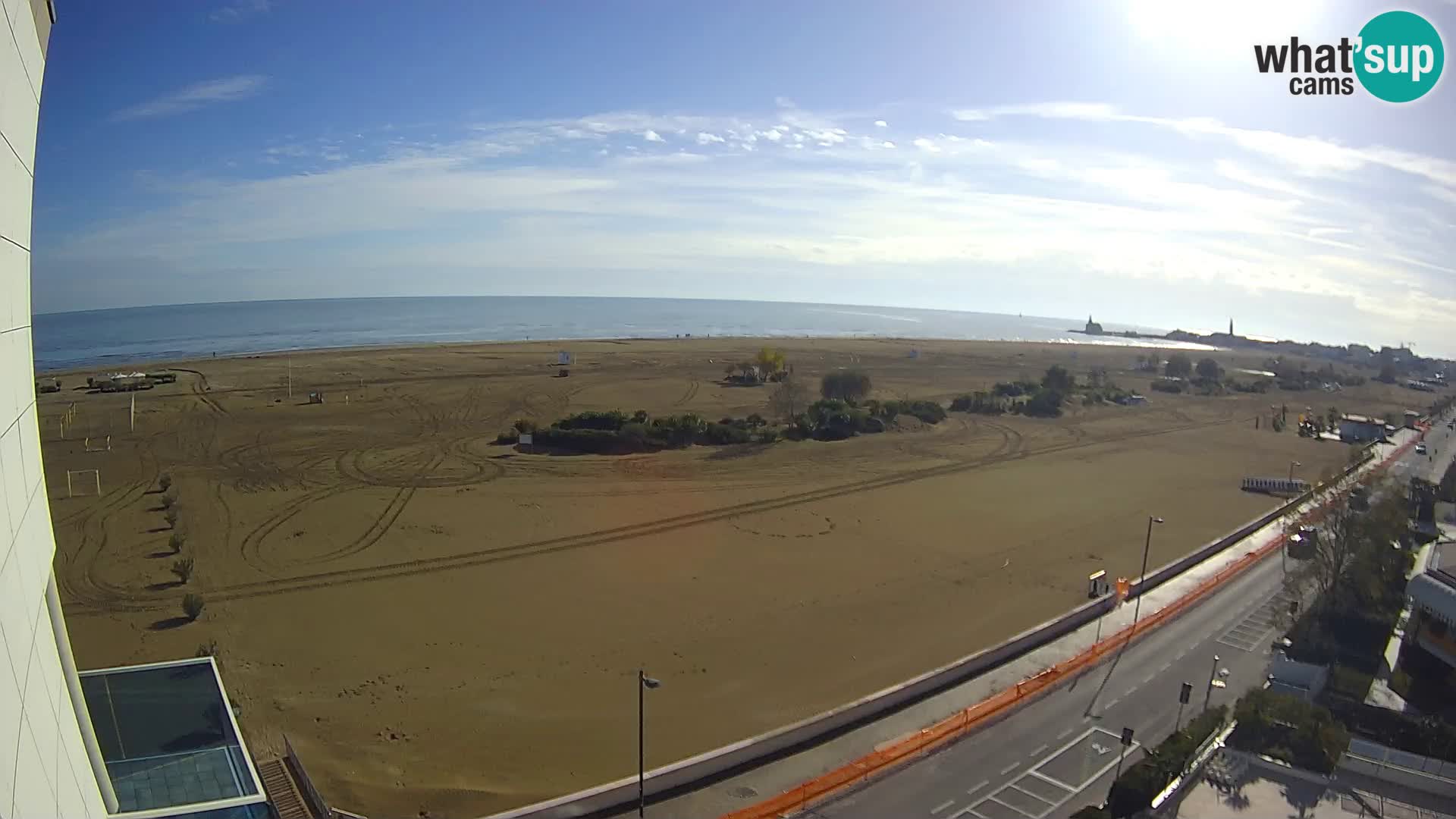 Hotel Panoramic u živo Caorle plaža Levante web kamera – Italija