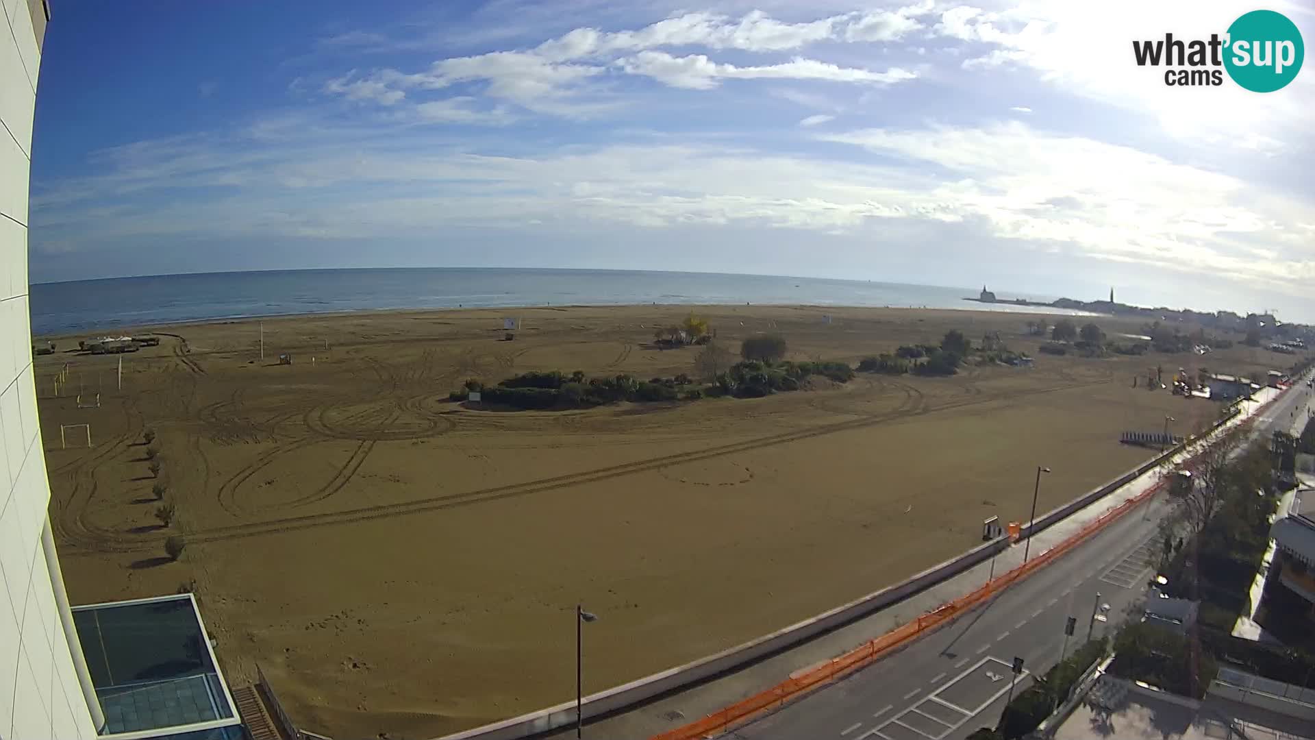 Hotel Panoramic u živo Caorle plaža Levante web kamera – Italija