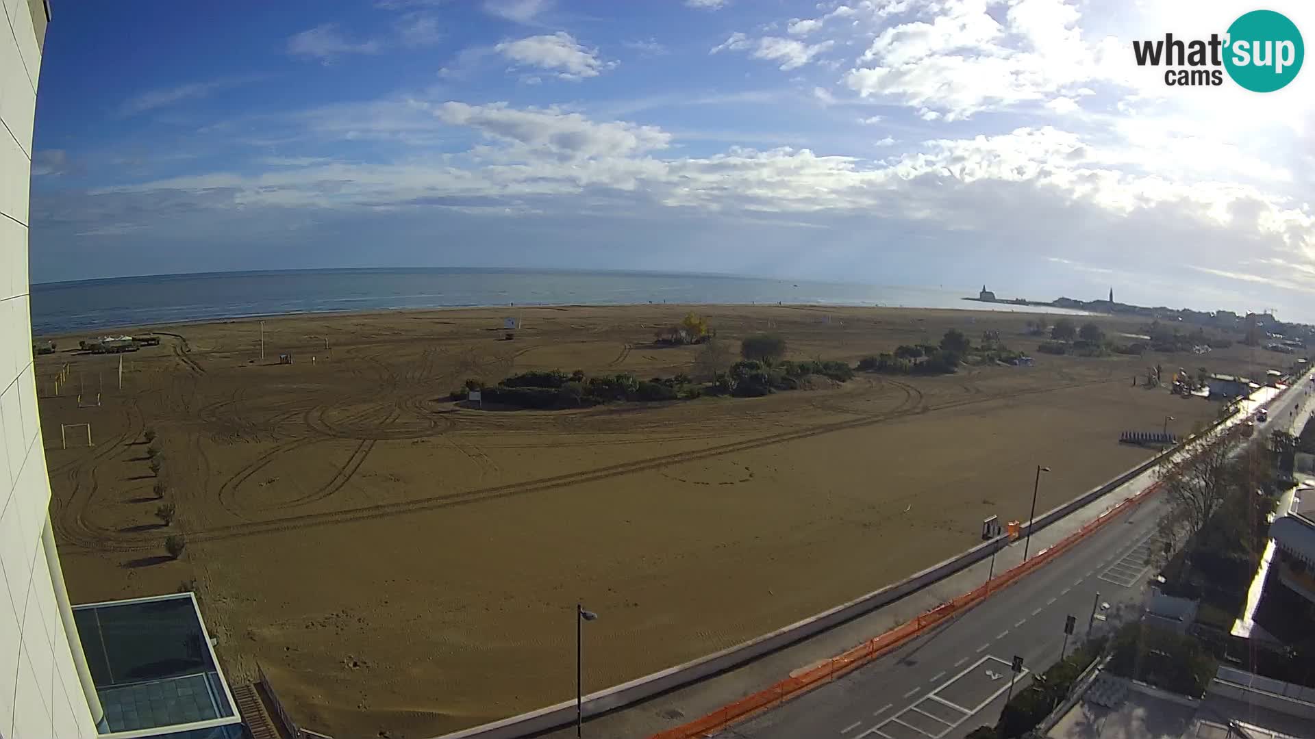 Hotel Panoramic u živo Caorle plaža Levante web kamera – Italija