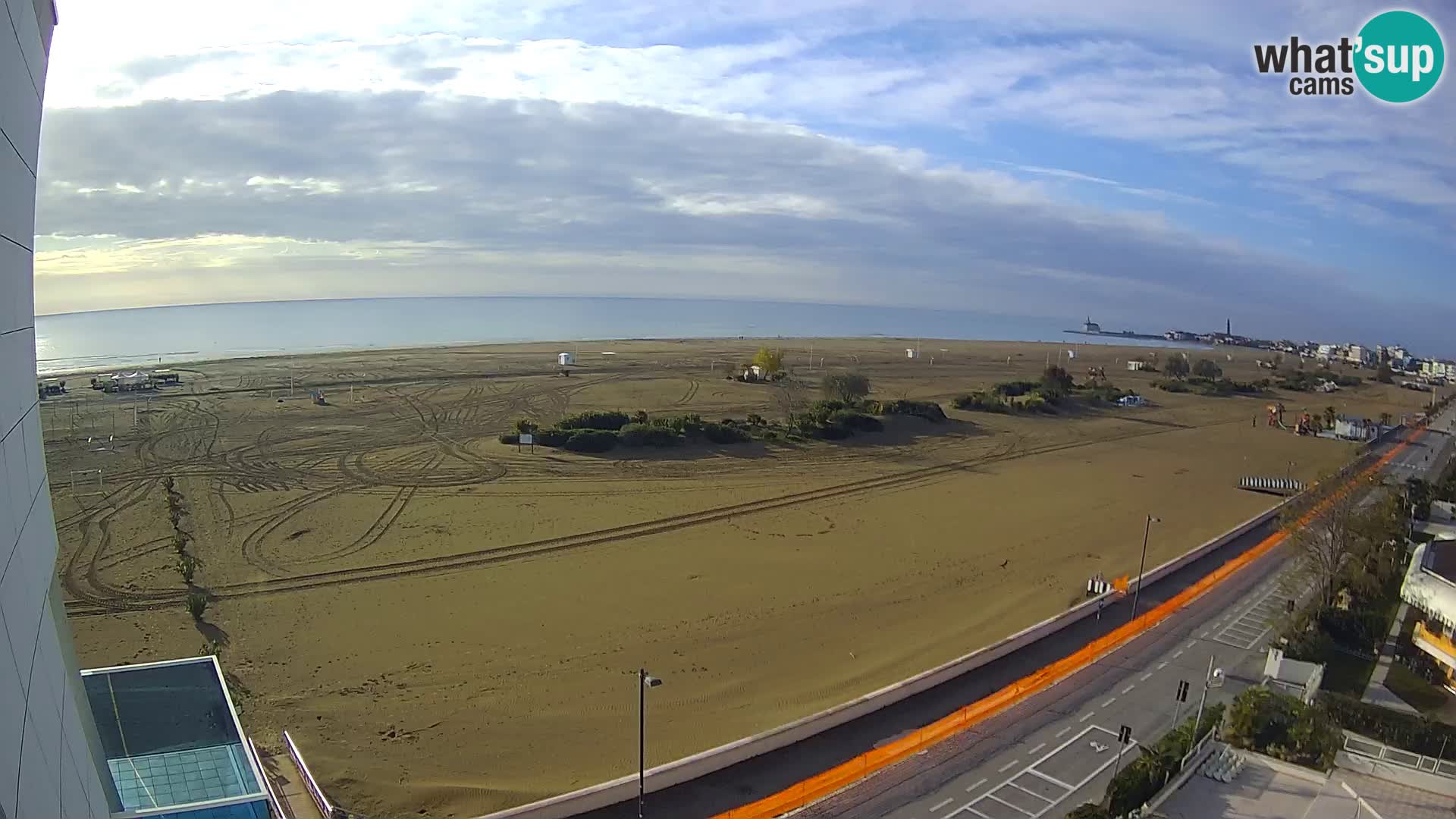 Hotel Panoramic u živo Caorle plaža Levante web kamera – Italija
