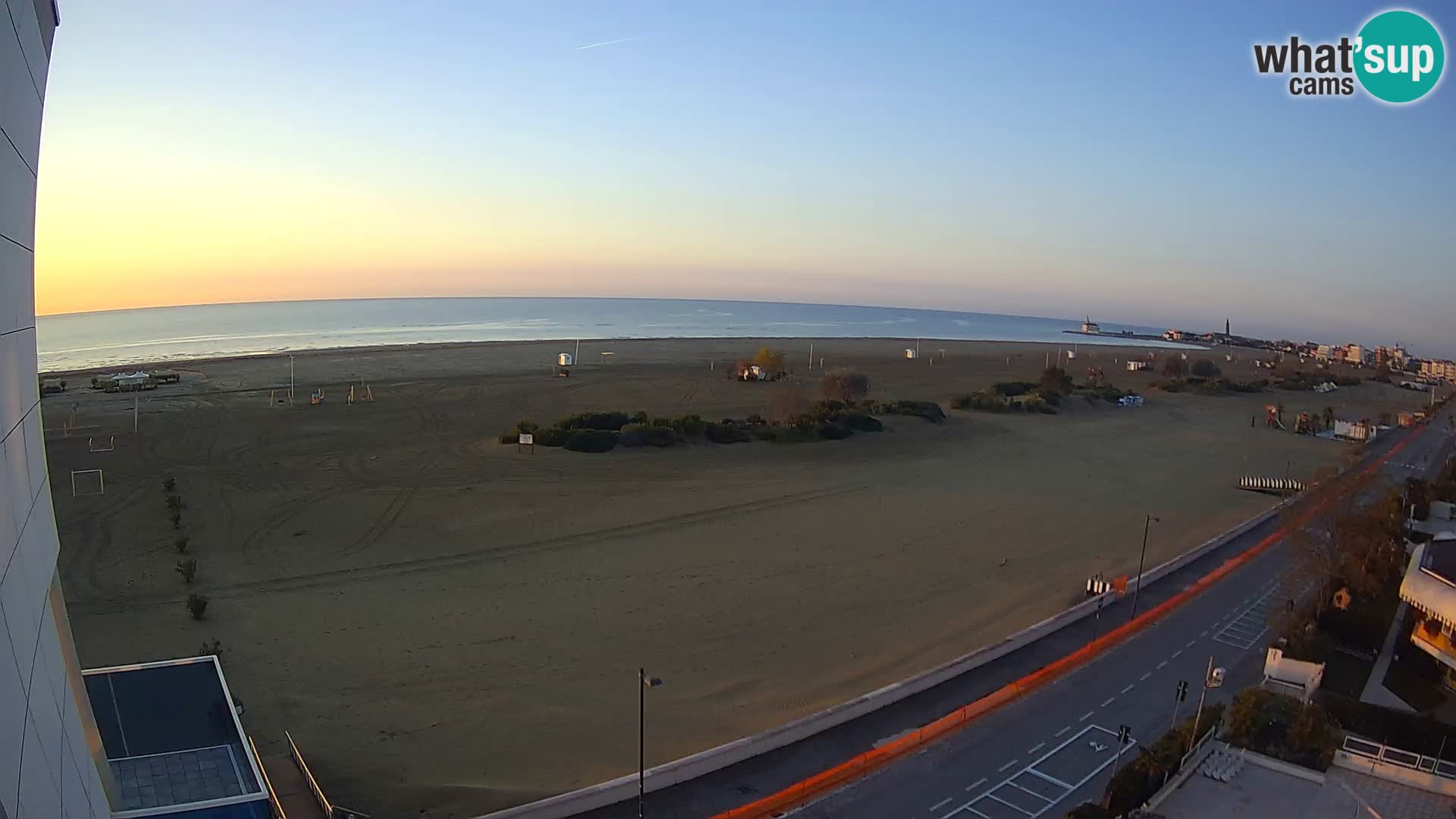 Hotel Panoramic u živo Caorle plaža Levante web kamera – Italija