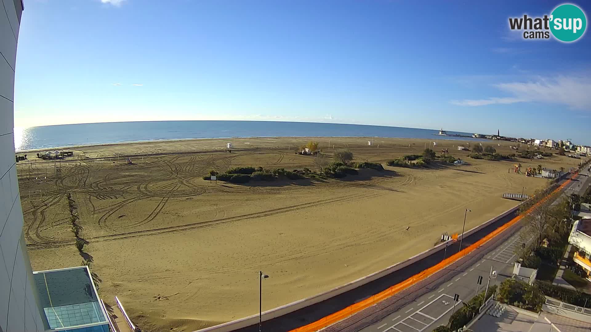 Hotel Panoramic u živo Caorle plaža Levante web kamera – Italija