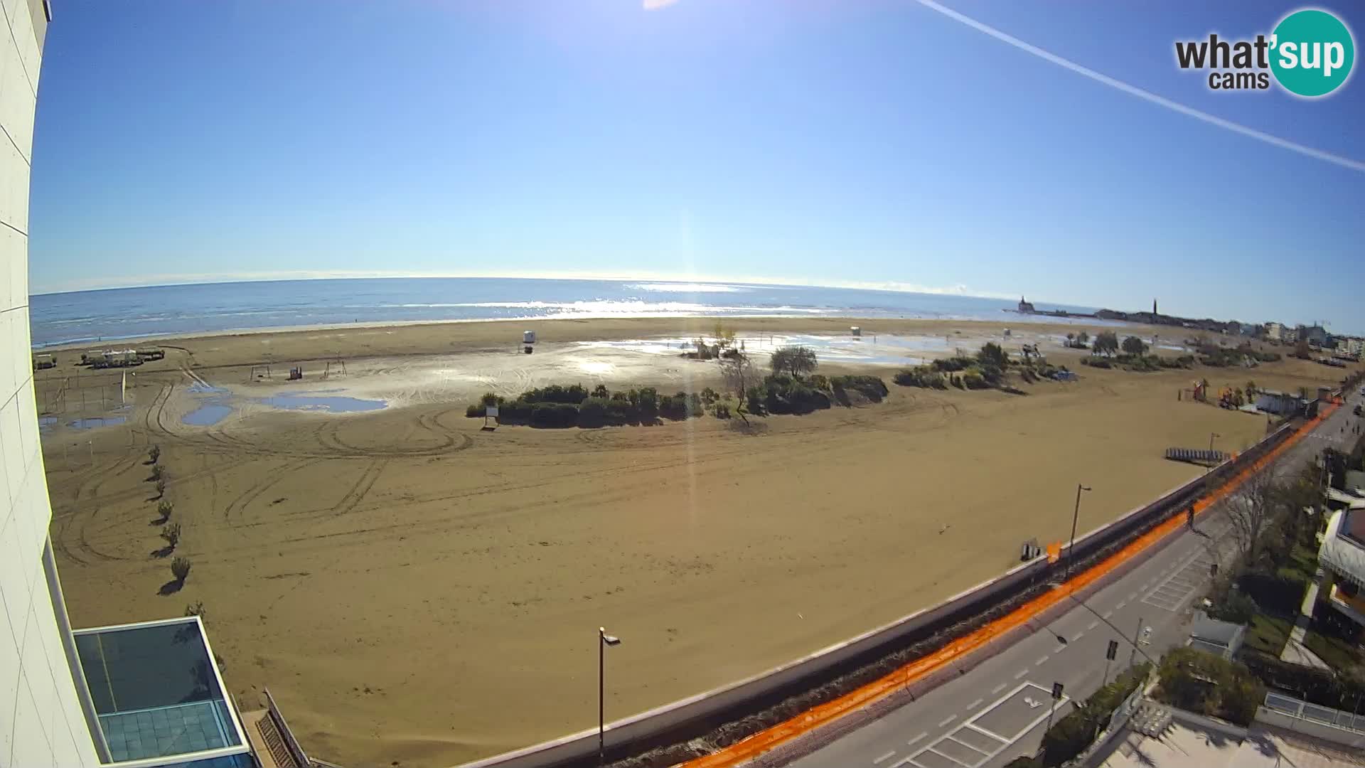 Hotel Panoramic u živo Caorle plaža Levante web kamera – Italija