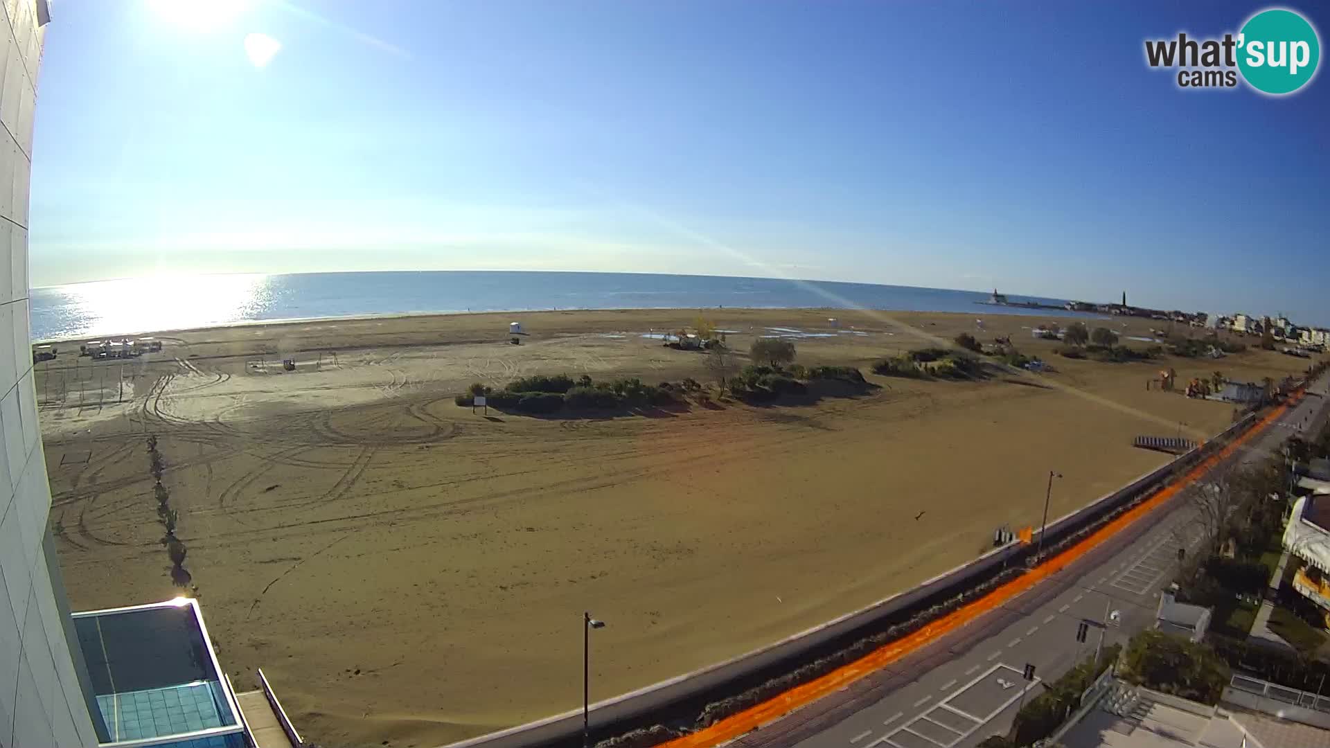 Hotel Panoramic u živo Caorle plaža Levante web kamera – Italija