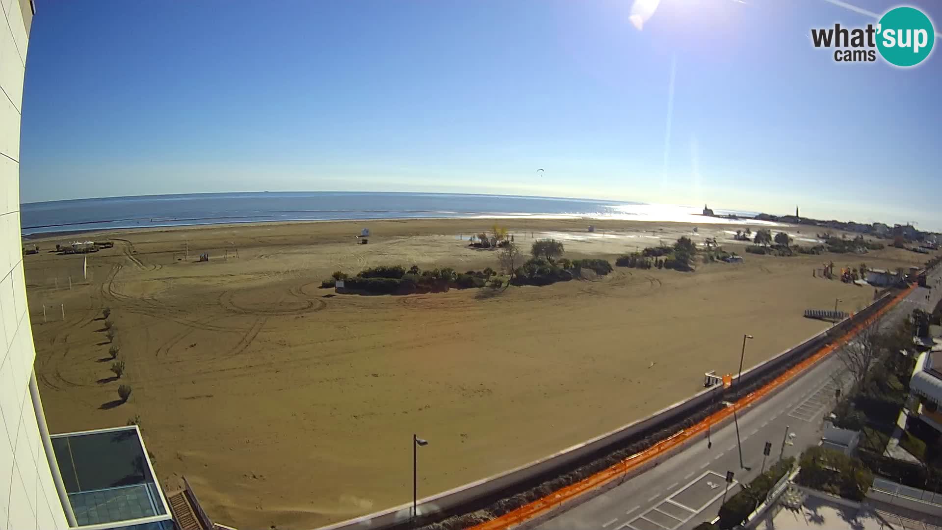 Hotel Panoramic v živo Caorle plaža Levante spletna kamera – Italija