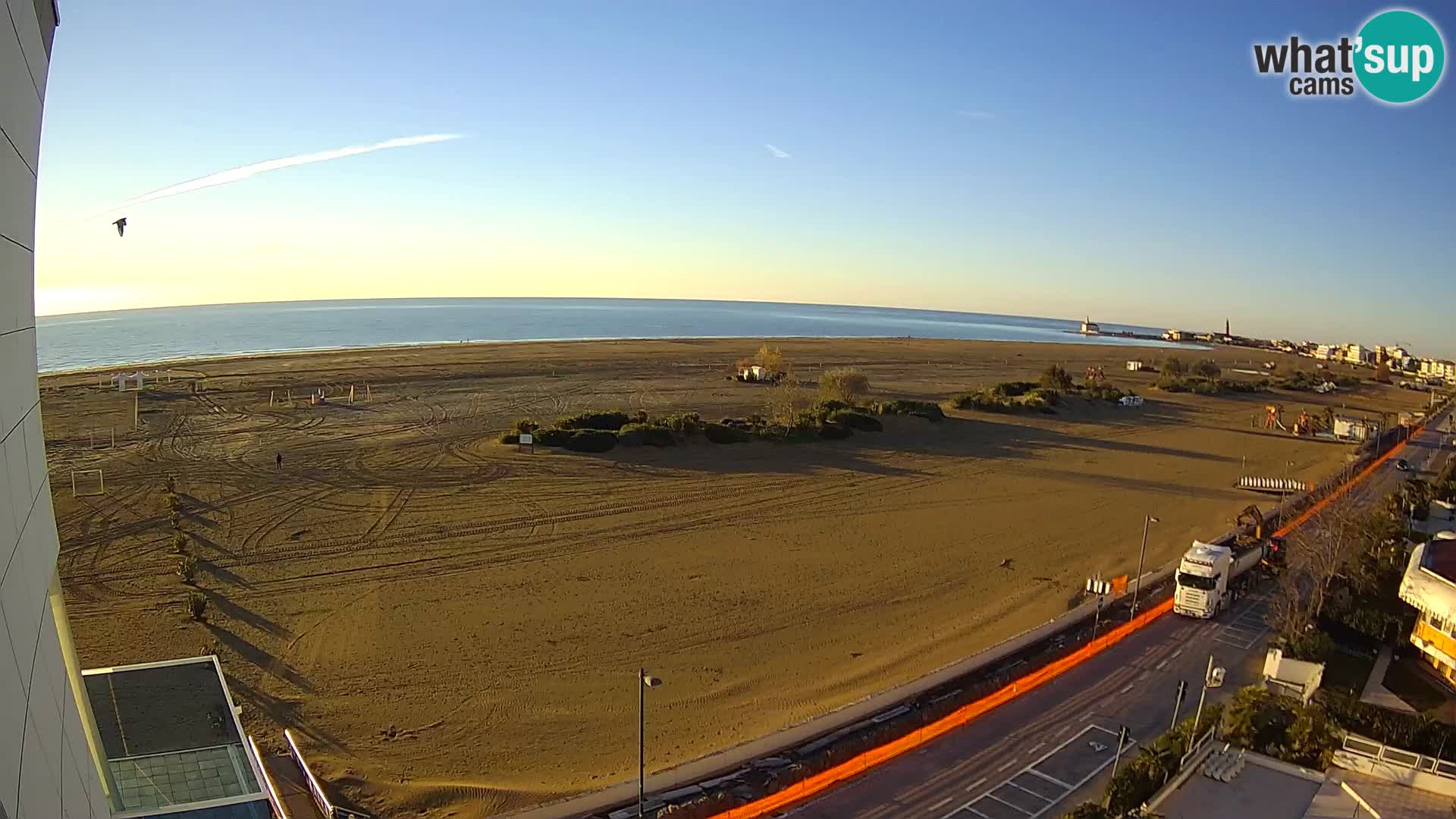Hotel Panoramic v živo Caorle plaža Levante spletna kamera – Italija