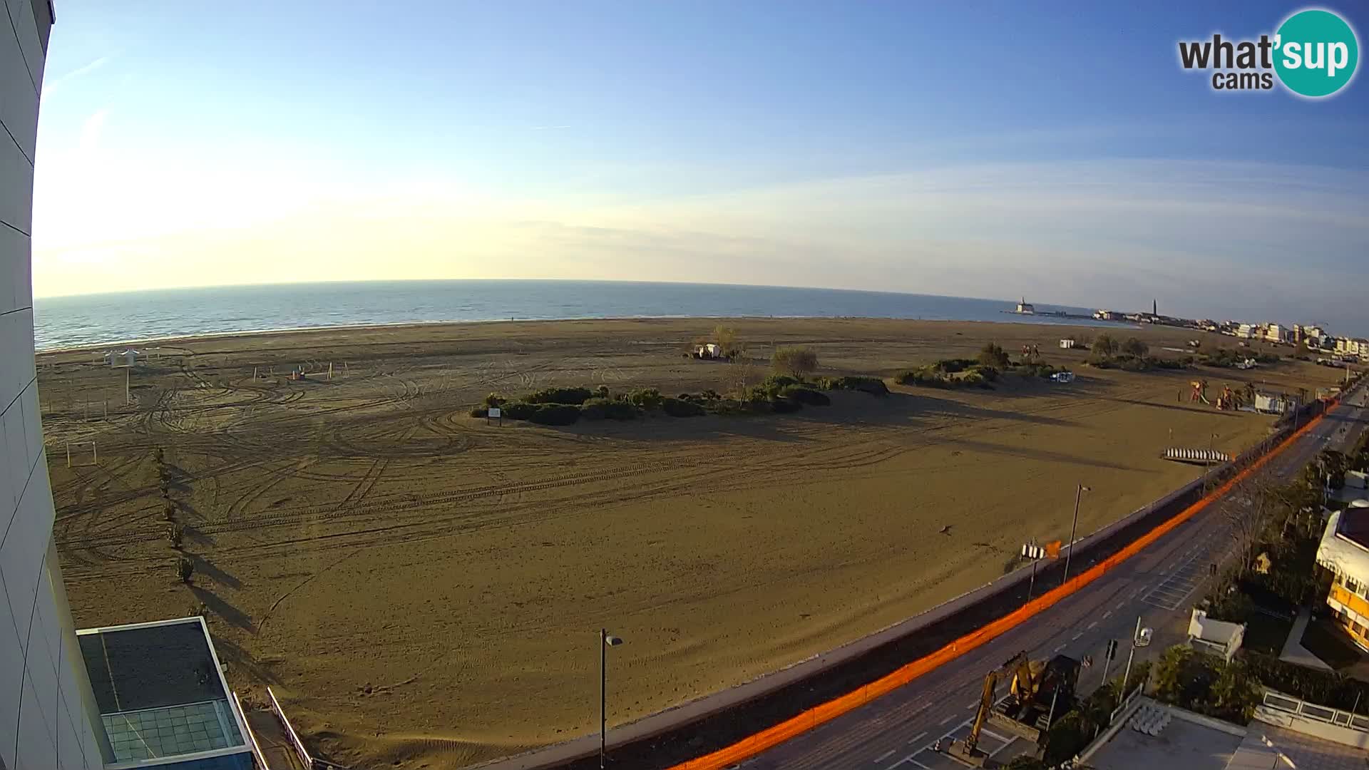 Hotel Panoramic v živo Caorle plaža Levante spletna kamera – Italija