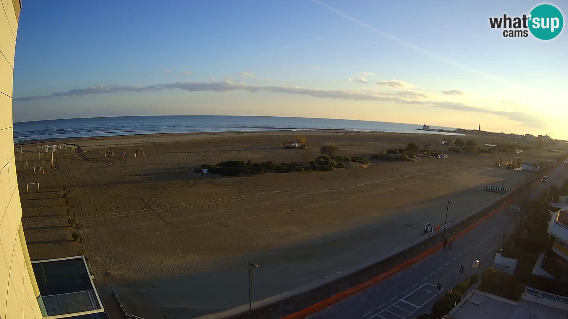 Hotel Panoramic u živo Caorle plaža Levante web kamera – Italija