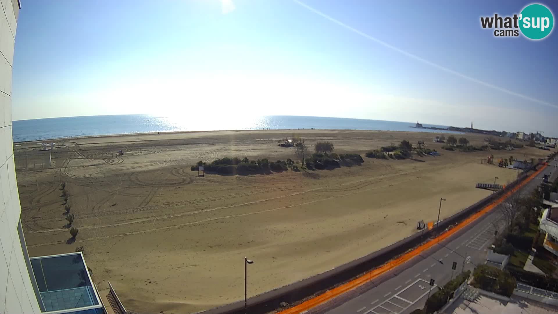 Hotel Panoramic dal vivo Caorle spiaggia Levante webcam
