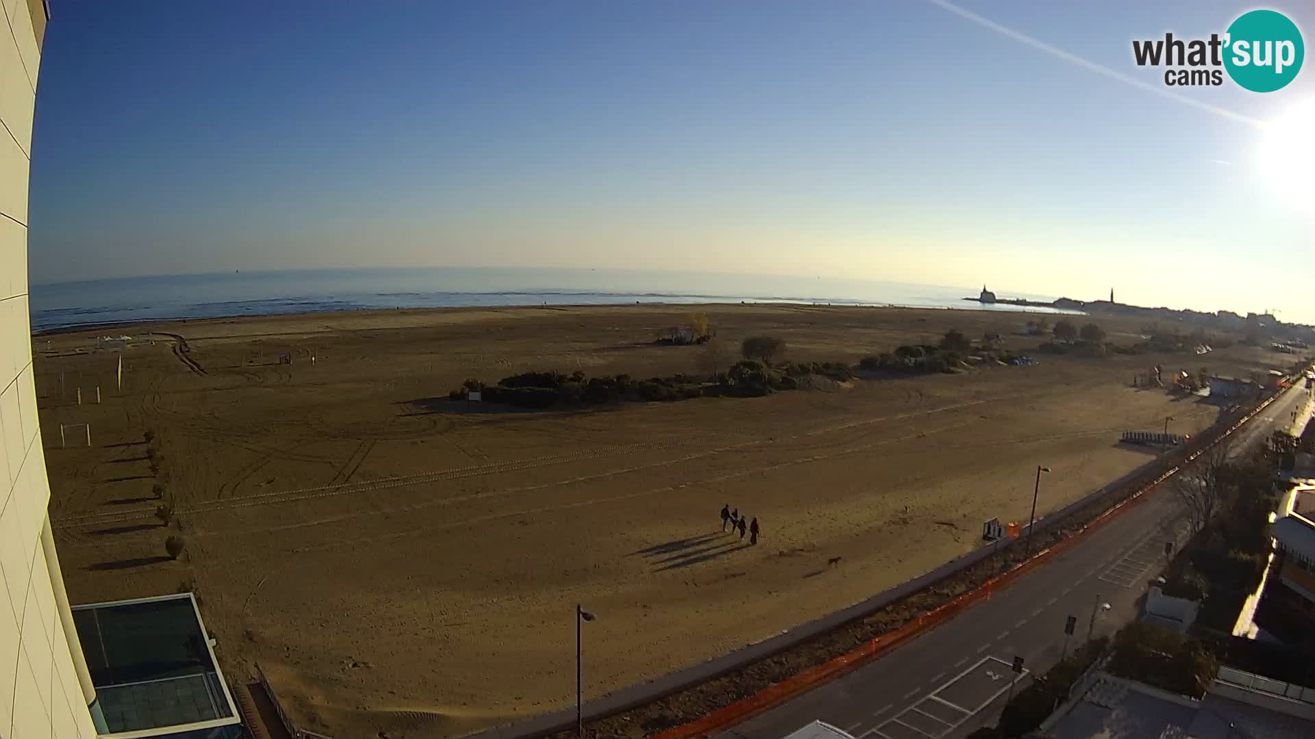 Hotel Panoramic v živo Caorle plaža Levante spletna kamera – Italija