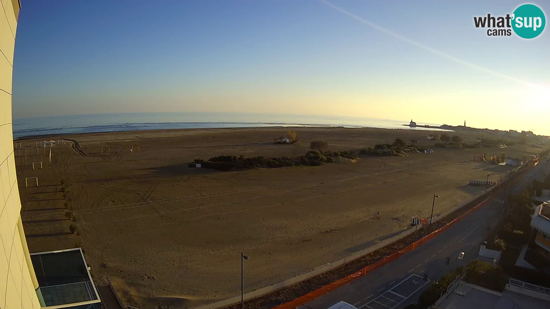 Hotel Panoramic u živo Caorle plaža Levante web kamera – Italija