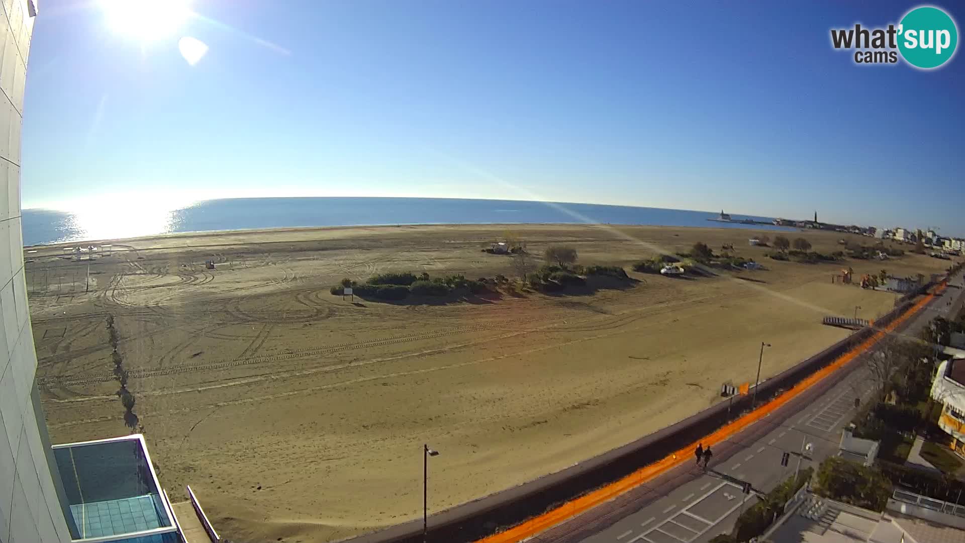 Hotel Panoramic u živo Caorle plaža Levante web kamera – Italija