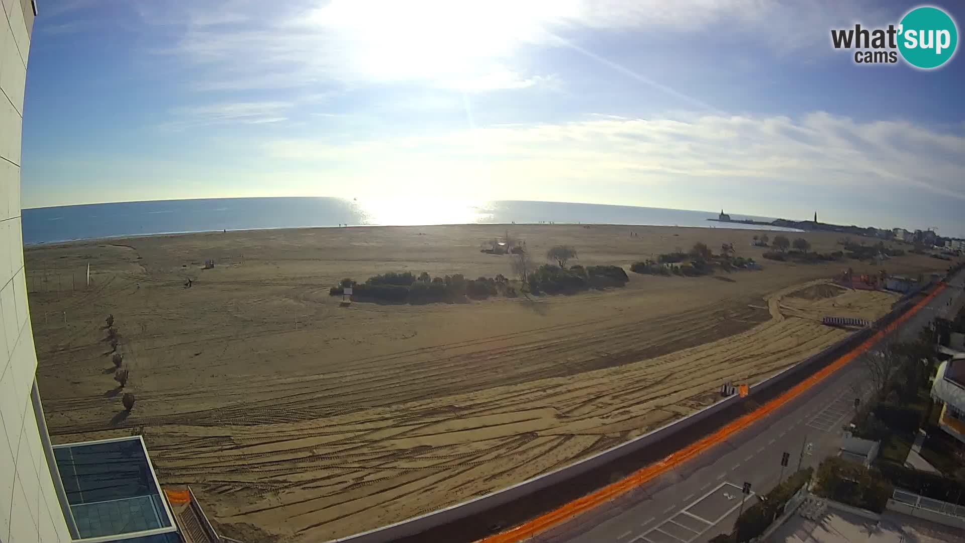 Hotel Panoramic u živo Caorle plaža Levante web kamera – Italija