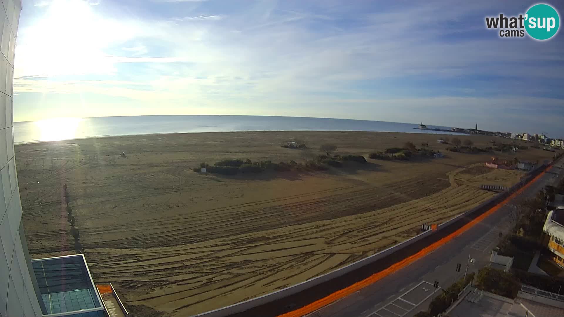 Hotel Panoramic u živo Caorle plaža Levante web kamera – Italija