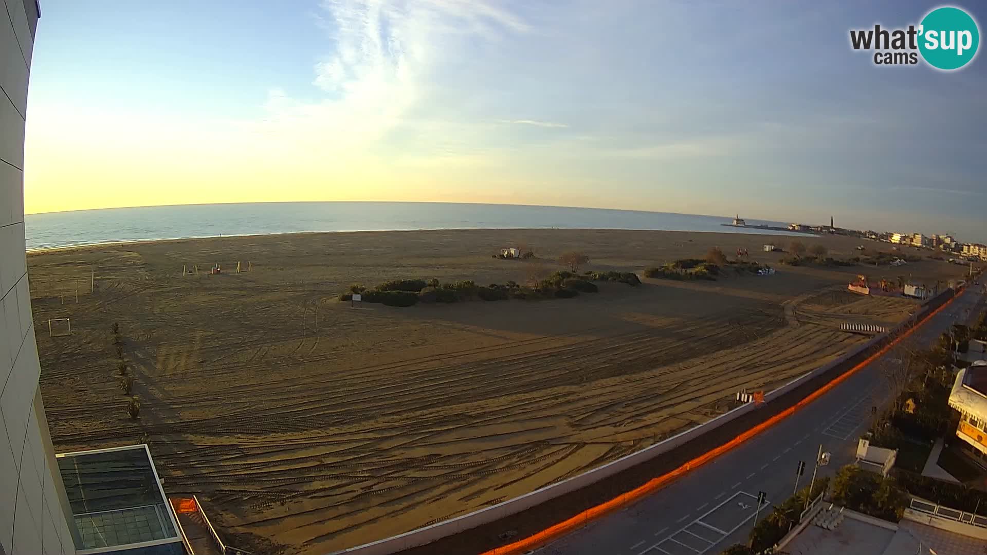 Hotel Panoramic v živo Caorle plaža Levante spletna kamera – Italija
