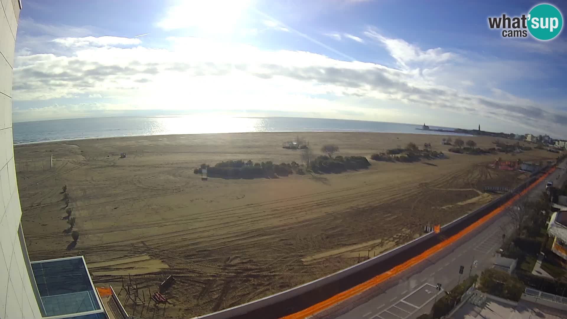 Hotel Panoramic u živo Caorle plaža Levante web kamera – Italija