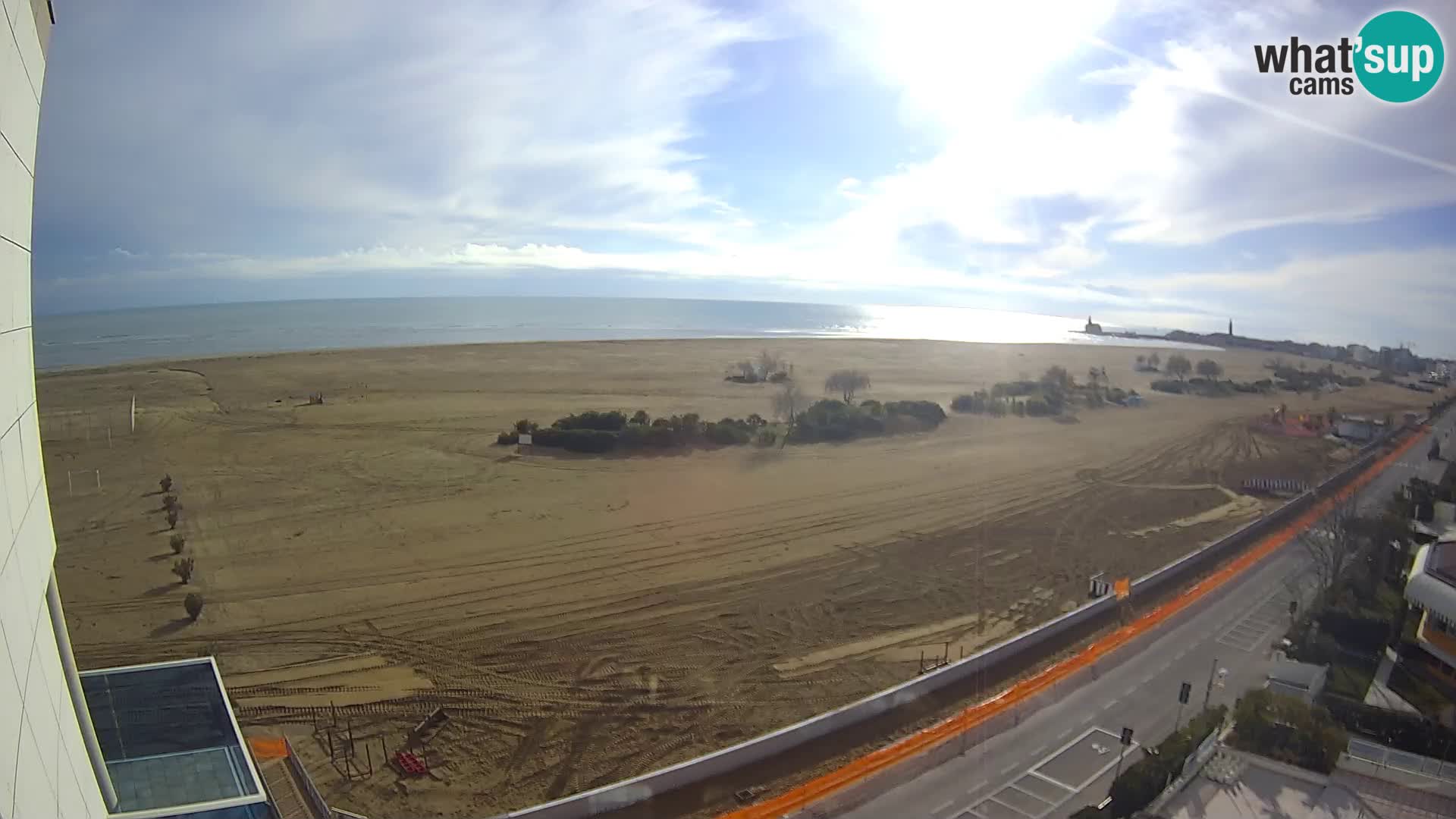 Hotel Panoramic v živo Caorle plaža Levante spletna kamera – Italija