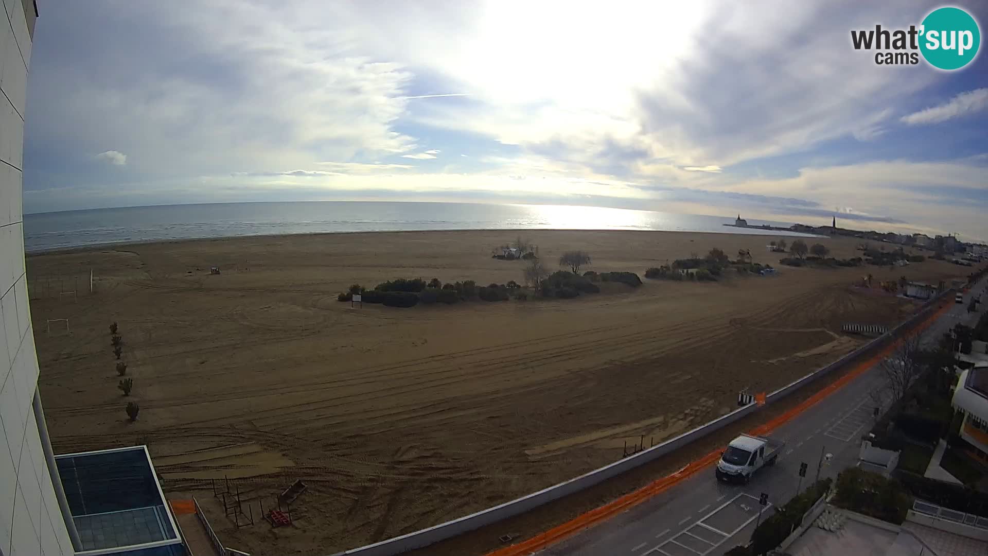 Hotel Panoramic u živo Caorle plaža Levante web kamera – Italija