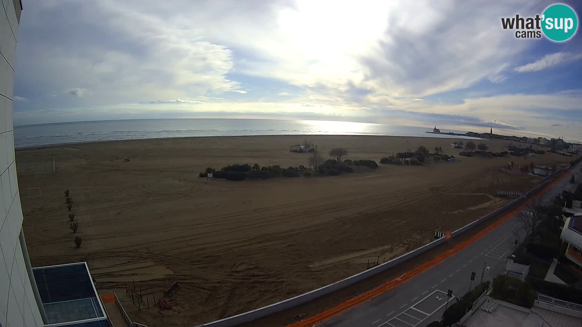 Hotel Panoramic u živo Caorle plaža Levante web kamera – Italija