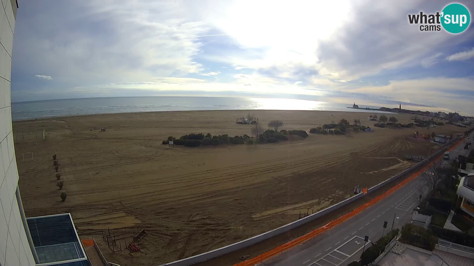 Hotel Panoramic u živo Caorle plaža Levante web kamera – Italija