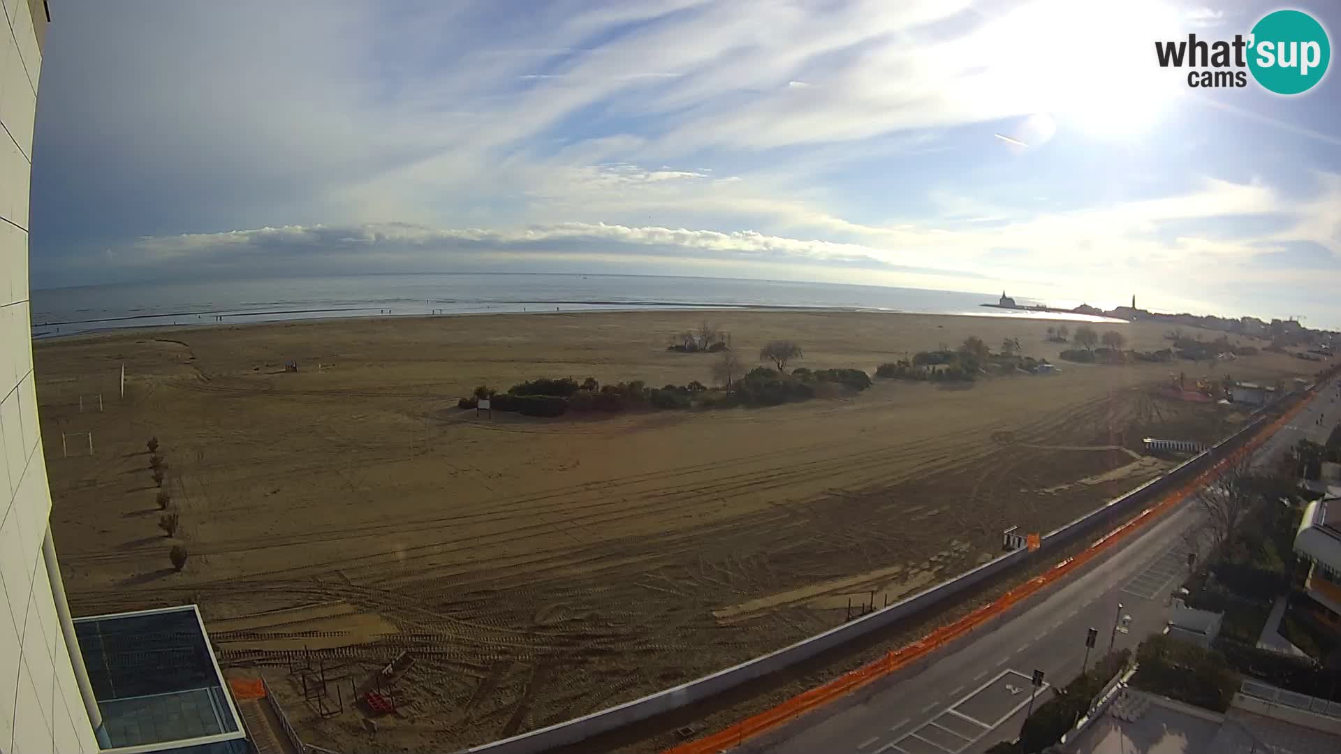 Hotel Panoramic u živo Caorle plaža Levante web kamera – Italija