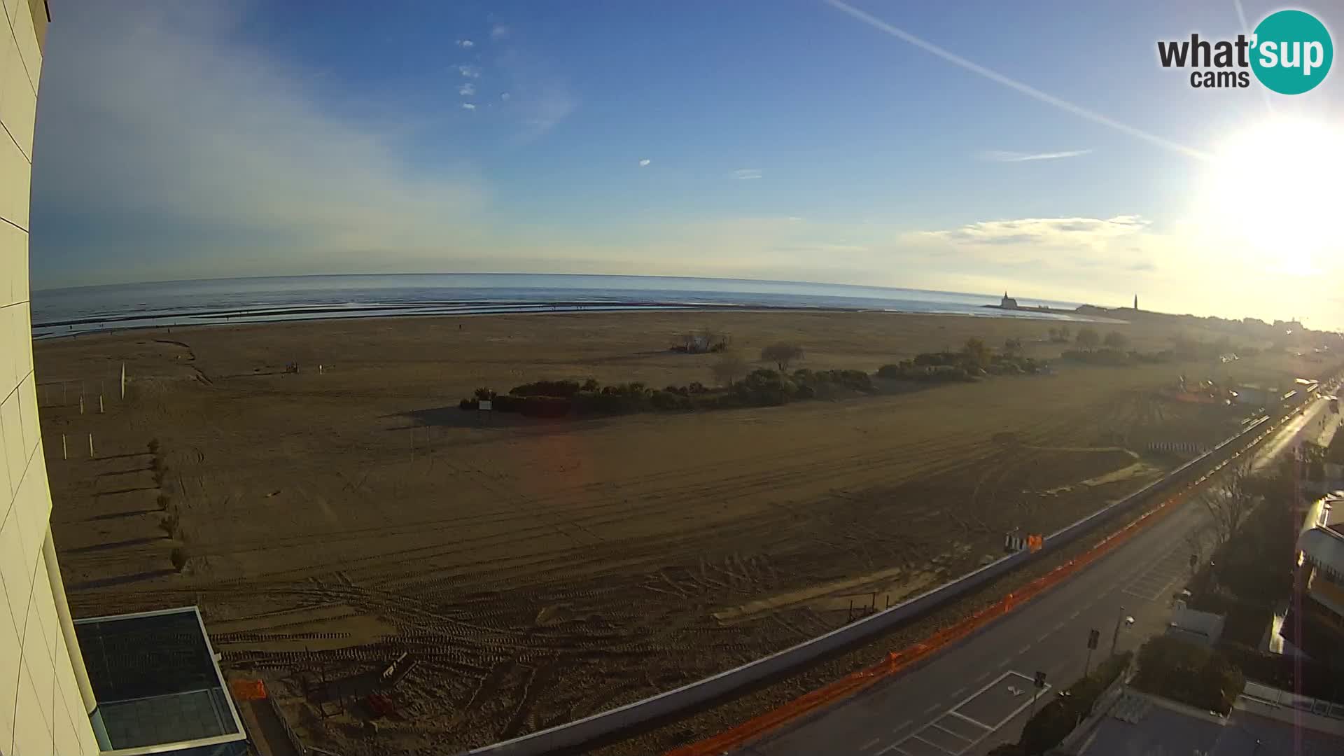 Hotel Panoramic u živo Caorle plaža Levante web kamera – Italija