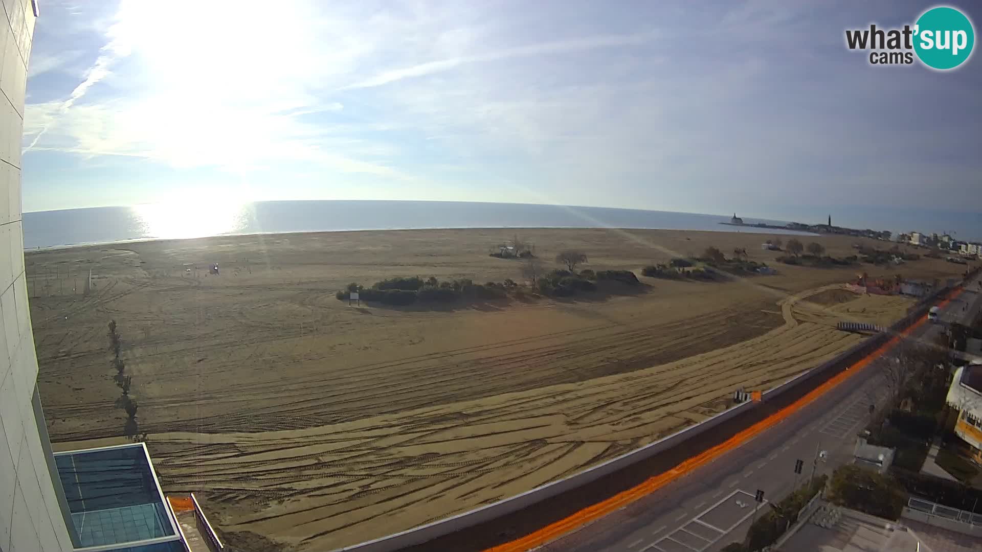 Hotel Panoramic u živo Caorle plaža Levante web kamera – Italija