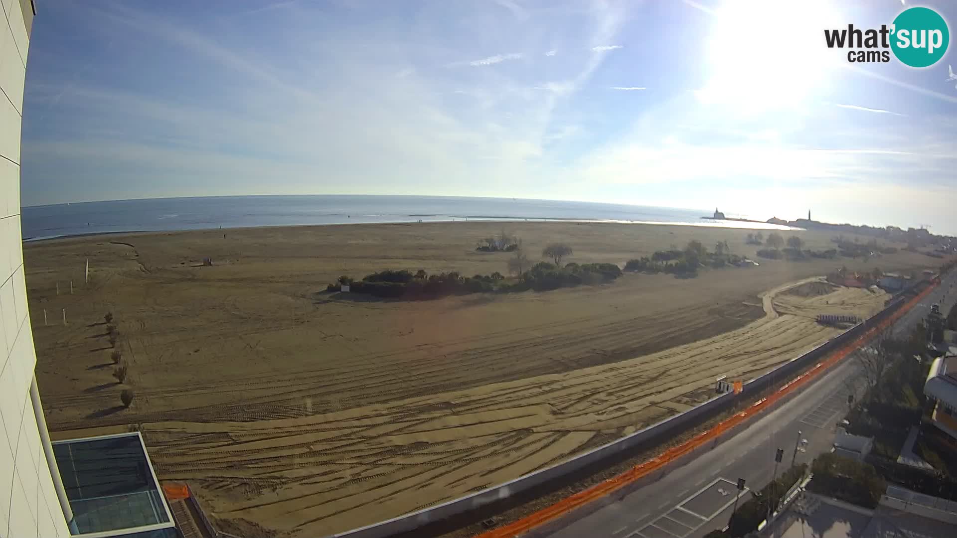 Hotel Panoramic u živo Caorle plaža Levante web kamera – Italija