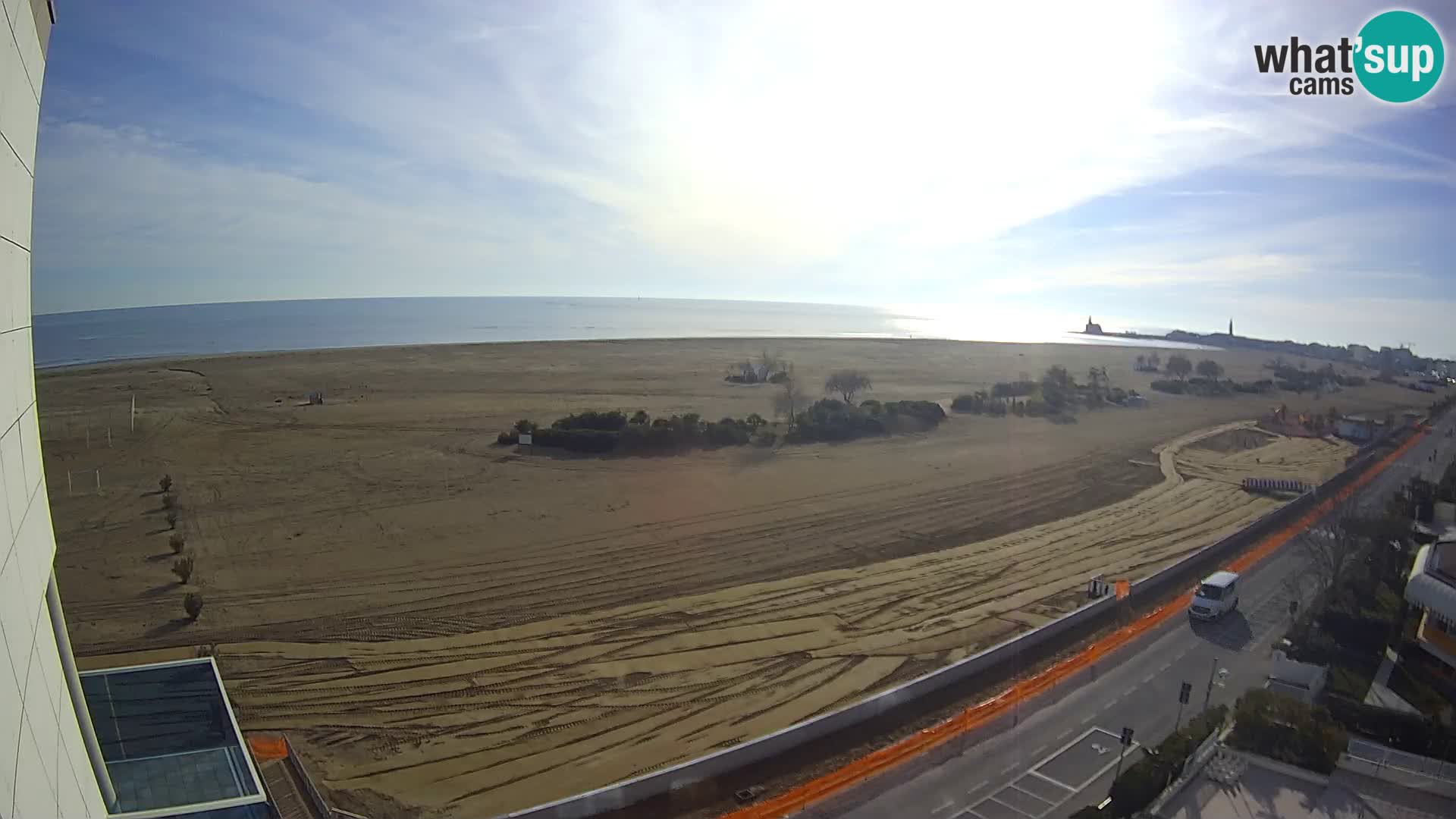 Hotel Panoramic u živo Caorle plaža Levante web kamera – Italija