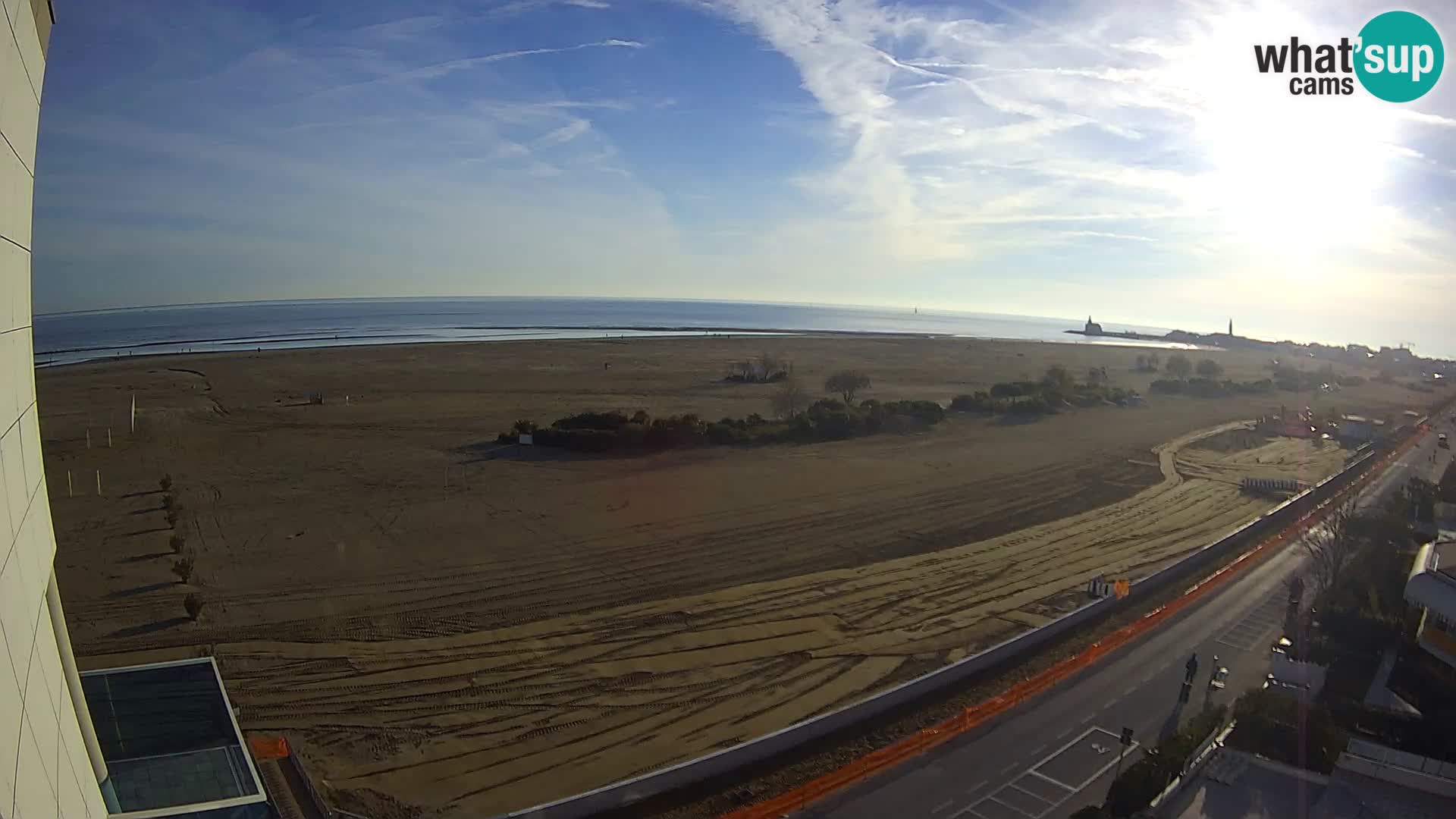 Hotel Panoramic u živo Caorle plaža Levante web kamera – Italija