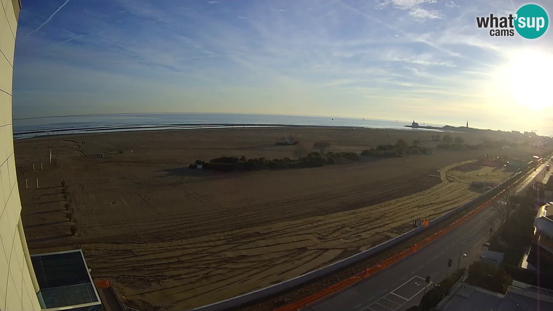 Hotel Panoramic u živo Caorle plaža Levante web kamera – Italija