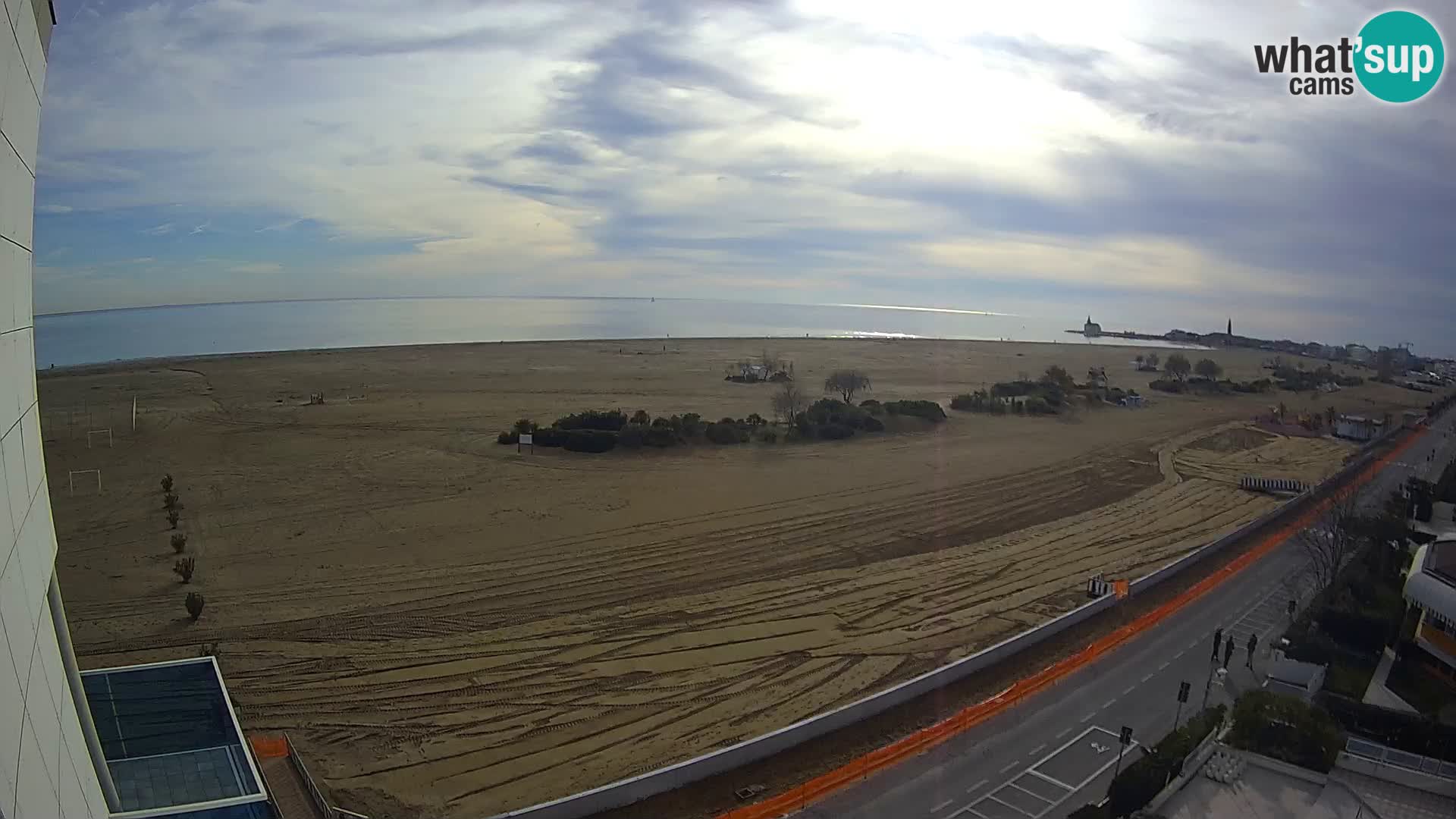 Hotel Panoramic v živo Caorle plaža Levante spletna kamera – Italija