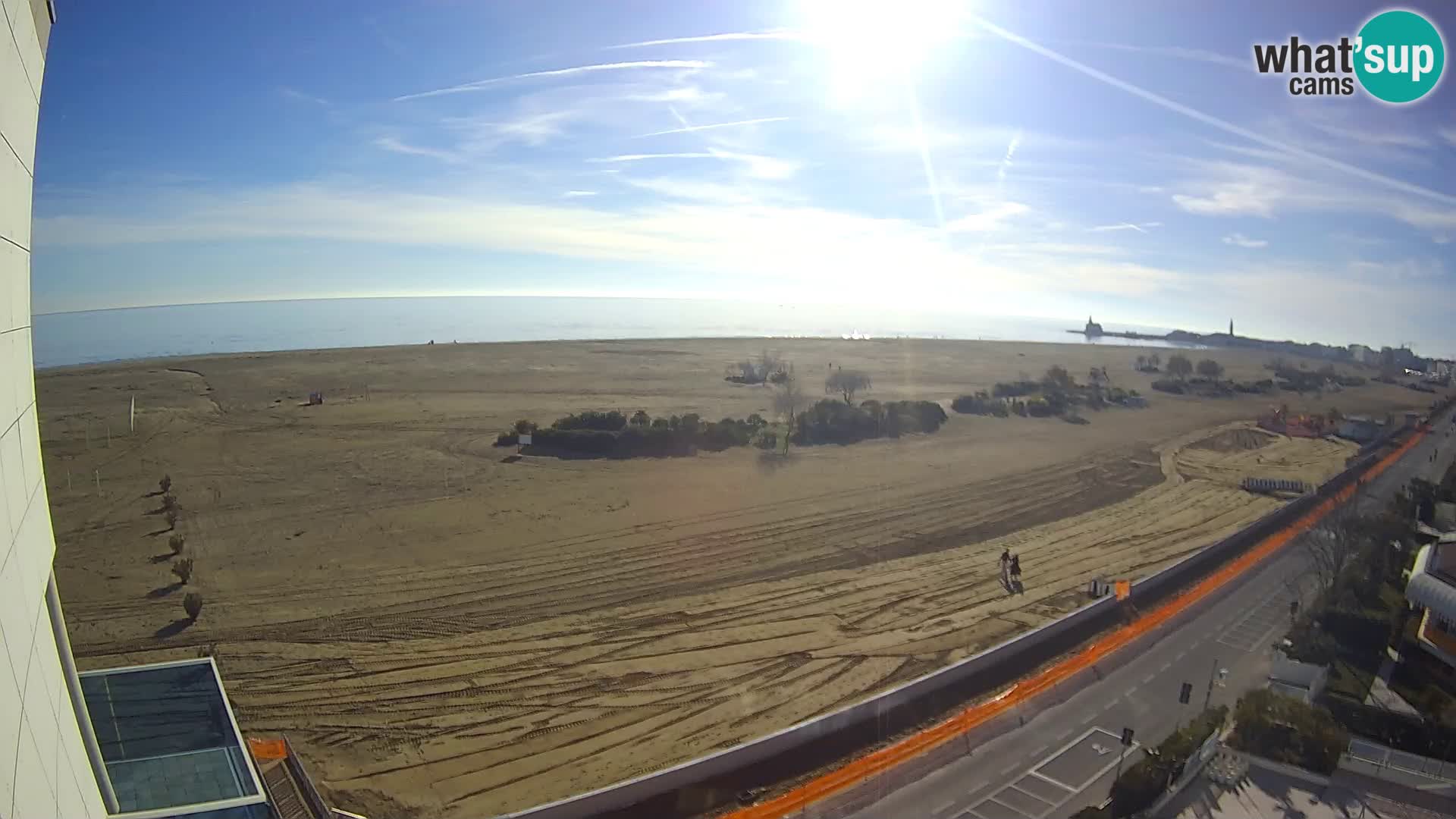 Hotel Panoramic u živo Caorle plaža Levante web kamera – Italija