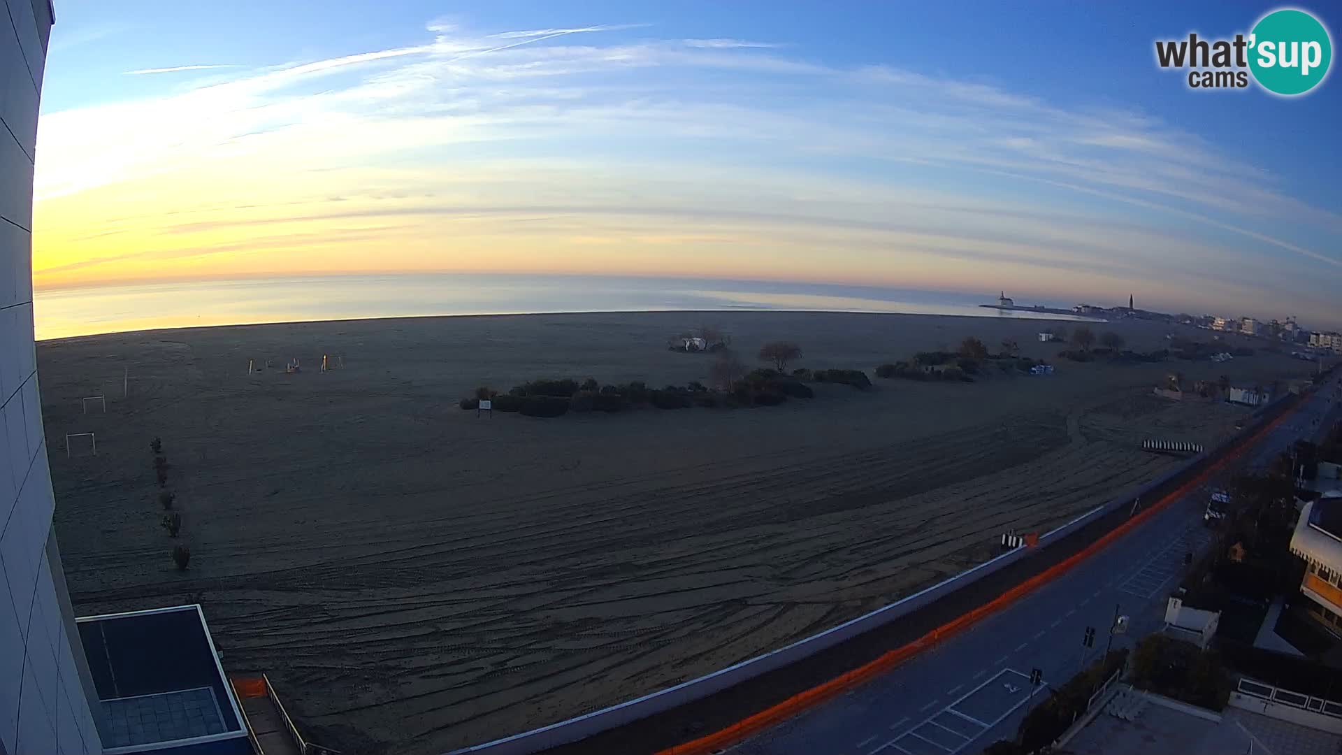 Hotel Panoramic v živo Caorle plaža Levante spletna kamera – Italija