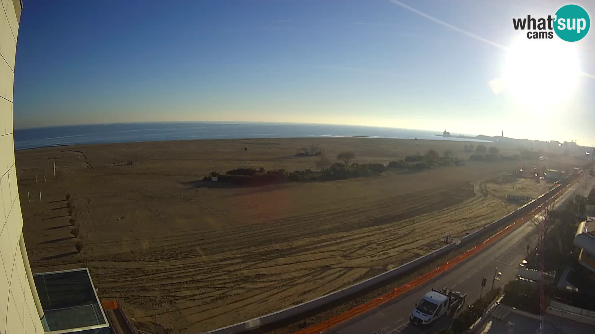 Hotel Panoramic v živo Caorle plaža Levante spletna kamera – Italija