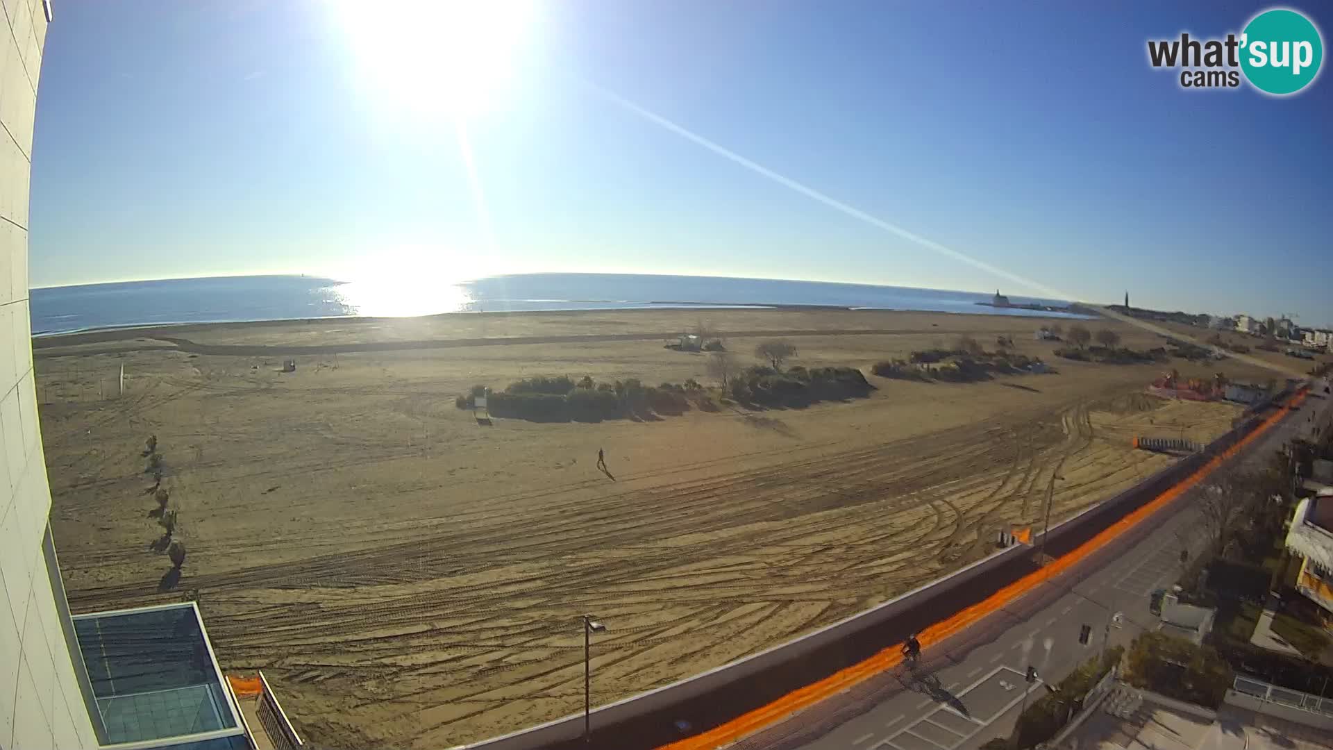 Hotel Panoramic v živo Caorle plaža Levante spletna kamera – Italija