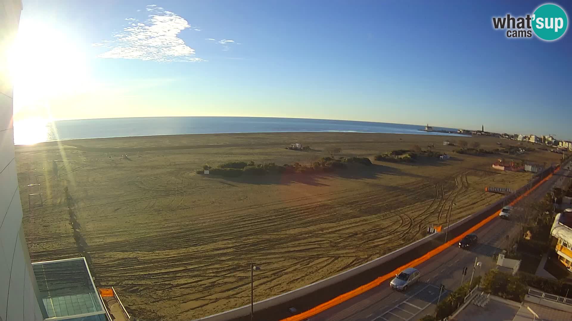 Hotel Panoramic u živo Caorle plaža Levante web kamera – Italija