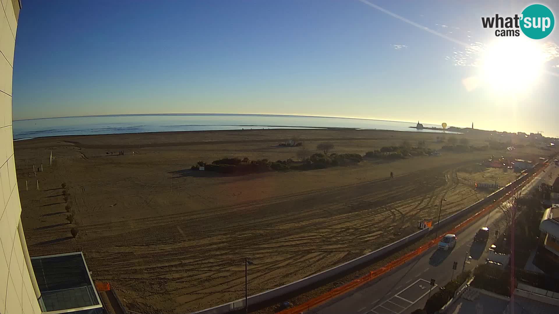 Hotel Panoramic u živo Caorle plaža Levante web kamera – Italija
